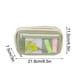 thumbnail image 2 of Estuche transparente de nueve capas de PVC en verde, beige y marrón. Multifunción para guardar artículos de papelería y cosméticos. Gran capacidad. Moderno y transparente., 2 of 9