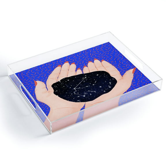 Society6 Aquarius 3 by Jaclyn Caris Acrylic Tray
