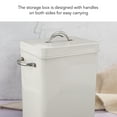 thumbnail image 3 of <p>Farmhouse Laundry Powder Container Laundry Detergent Powder Storage Box Metal Laundry Room Container With Dual Side Handles With Spoon Lid Farmhouse Laundry Powder Container For, 3 of 7