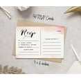 thumbnail image 4 of Inkdotpot 50 Blank RSVP Cards With White Envelopes- Watercolor Splash Style Response Card-RSVP For Wedding-Rehearsal Dinner-Baby Shower-Bridal Shower-Engagement Party Invitations, 4 of 7