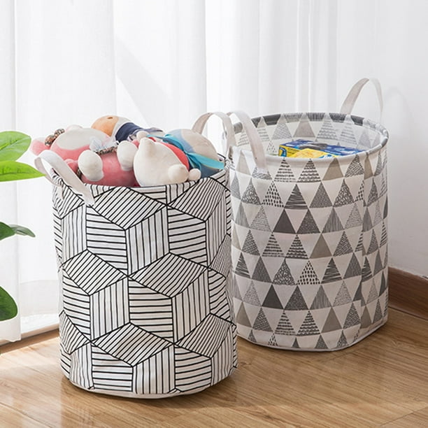 Windfall Large Laundry Basket Collapsible Fabric Laundry Hamper Tall