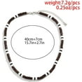 thumbnail image 3 of HSHDLDF Collier Coquillage Puka pour Femmes Hommes Collier Surfeur Coquillage Cordon Collier Collier Ras du Cou Perles Colorées Collier Ajustable Été Boho Hawaii Boucle Perle Collier Bijoux Coquillage Naturel, 3 of 7