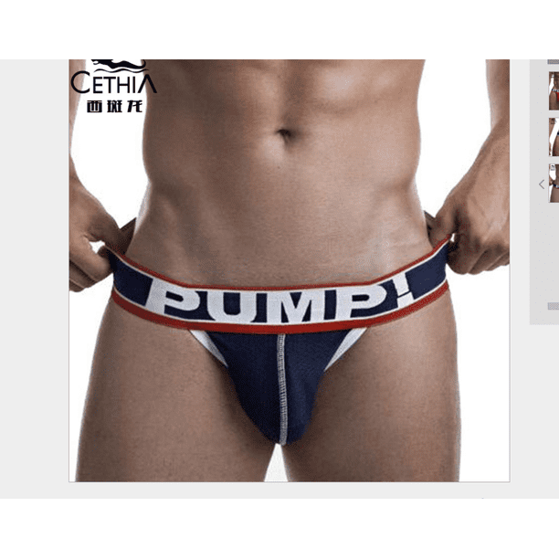 VISgogo, ropa interior deportiva Sexy para hombre, calzoncillos de algodón con estampado de letras, pantalones cortos de cintura baja con contraste de Color VISgogo moda