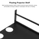 thumbnail image 5 of M Buder Estante Flotante de Pared para Proyector Soporte de Aluminio para Router TV Box Reproductor de DVD Decodificador Fuerte Capacidad de Carga Seguro Multiusos Negro, 5 of 9