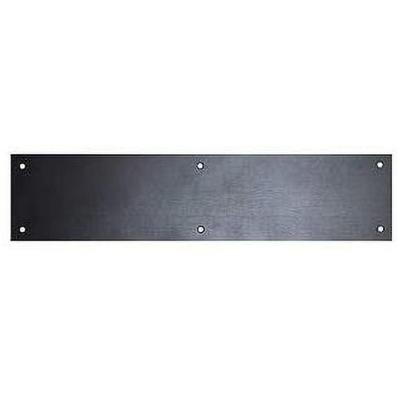 Don-Jo Architectural Metal Kick Plate 6"x28" (BK) Black Finish- Fits 30" Width Doors-Durable-Commercial Grade Kick Plate-Easy DIY Installation