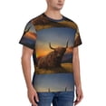 thumbnail image 2 of Qekee Yak Classic Fit T-Shirt Men's Shirt Men's Tight Short Sleeves for Exercise, Running, Mountaineering - Yak, 2 of 9