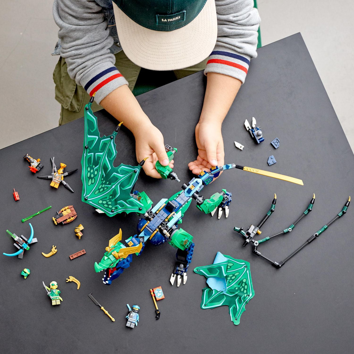 LEGO NINJAGO Lloyd's Legendary Dragon 71766 - Battle Weapons & Nya
