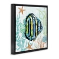 thumbnail image 3 of Stupell Industries Tropical Striped Angel Fish Black Floating Frame Canvas Art, 18 x 18, by Carol Robinson, 3 of 8