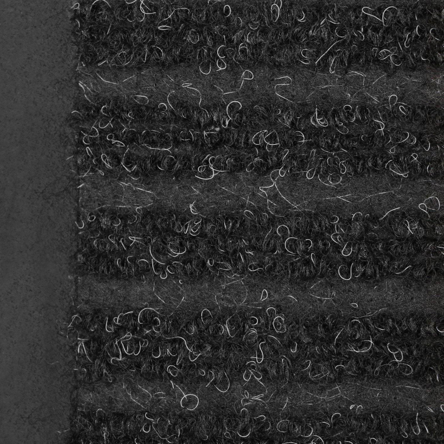 Mainstays 3 ft. x 4 ft. Platinum Needlepunch Charcoal Doormat with Vinyl Backing