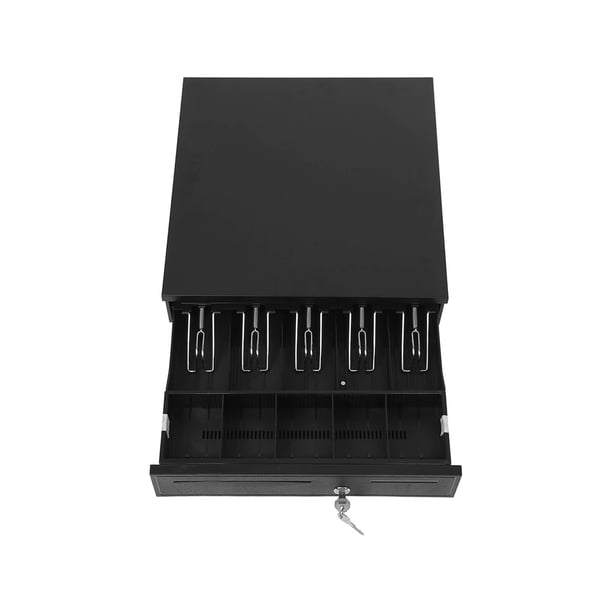 Cajón De Caja Registradora Con Bandeja Extraíble, 1 Billete, 4/5 Compartimento Para Monedas, Interfaz RJ11, Bloqueo Manual Automático, DC12V-24V