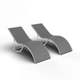 thumbnail image 2 of Kojooin Sillones de Patio Modernos Juego de 2 Piezas para Patio Trasero y Junto a la Piscina, 2 of 8