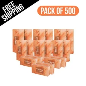Pink Salt Wall Himalayan Salt Bricks for Sauna, Spa, and Home Decor 8x4x1 in, 500 pack