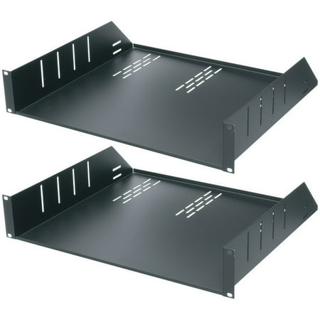 - Essex by Middle Atlantic RKSHELF-2U-2PK Vented Rack Shelf Pair 2RU