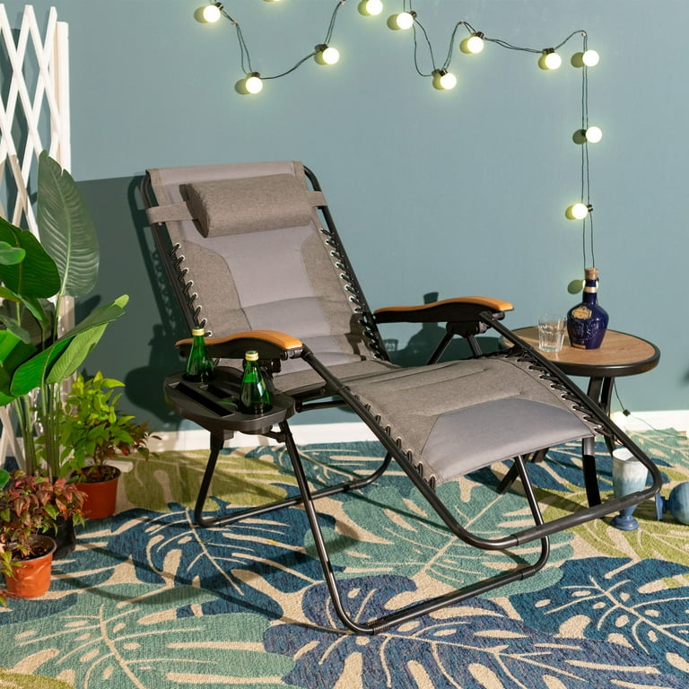 MF Studio Oversized Padded Zero Gravity Chair Heavy Duty Steel
