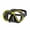 Yellow, variant on GKV Panoramic Dual Window Dive Mask – Low Volume Anti-Fog Leak-Proof Tempered Glass Scuba Mask for Freediving & Spearfishing