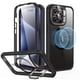 thumbnail image 1 of Funda ESR para iPhone 15 Pro Max con Soporte, MagSafe Transparente Negra, 1 of 9