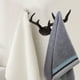 thumbnail image 3 of Gancho de pared de asta de hierro para gato, gancho decorativo de asta de ciervo Vintage para entrada, baño y dormitorio, 3 of 6