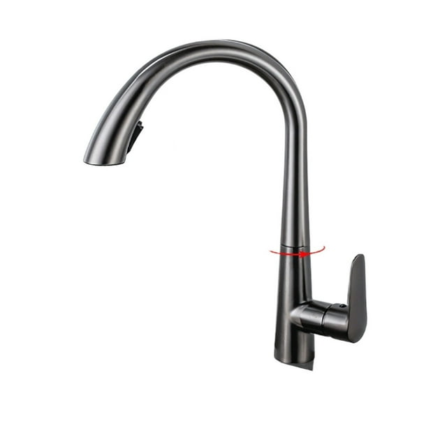 360 Swivel Home Kitchen Pull-Out, Hot And Cold Water Faucet Washbasin Sink Retractable Splash-Proof Faucet ,Built To Last