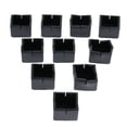 thumbnail image 1 of 10 tapones de silicona y almohadillas de fieltro para muebles de silla cuadrada 4.1x3.3cm, 1 of 6