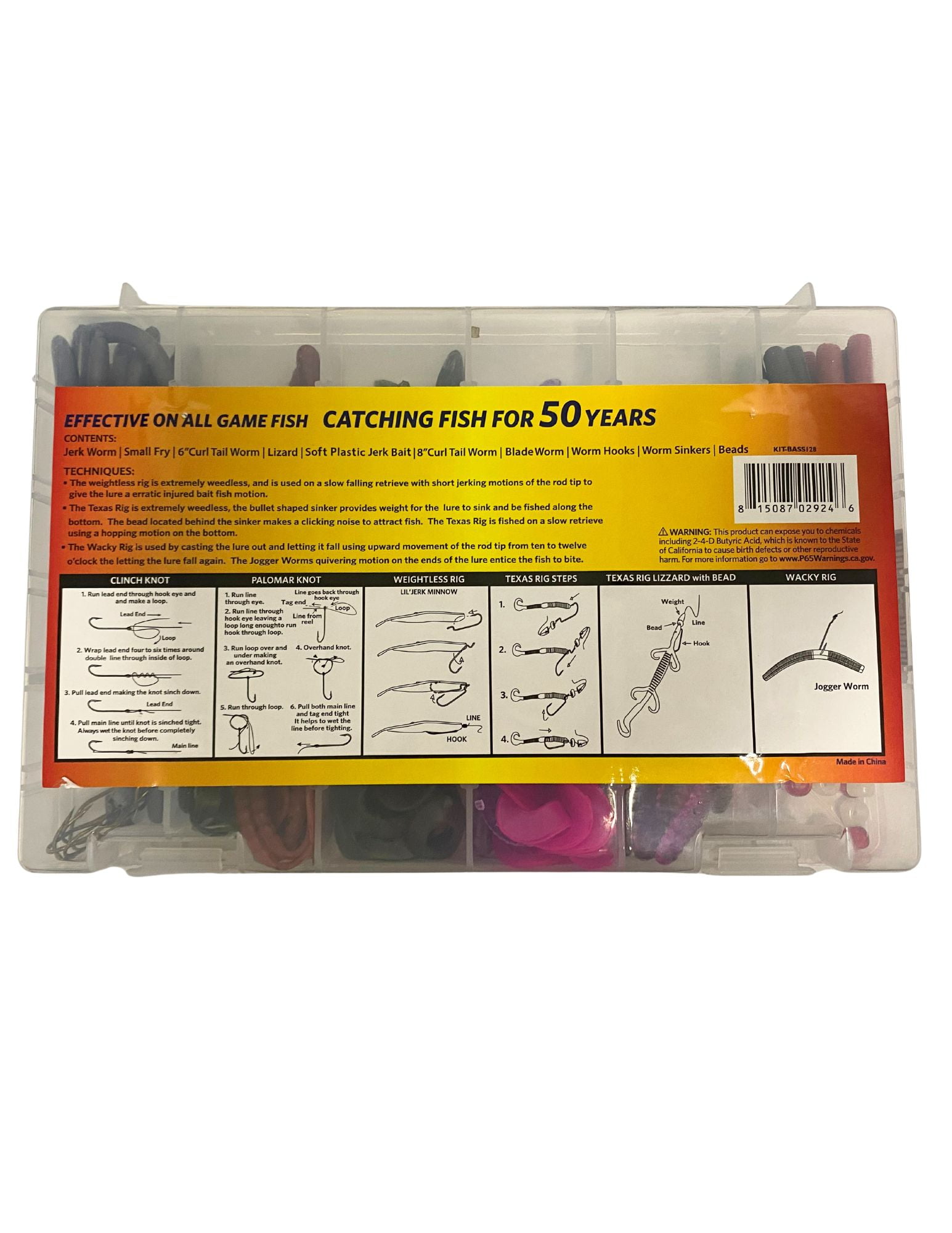 Headhunter Lures Bass Kit, 128pc