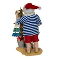 thumbnail image 3 of Kurt Adler 10.5-Inch Fabriché Beach Santa With Lighted Sign, 3 of 8