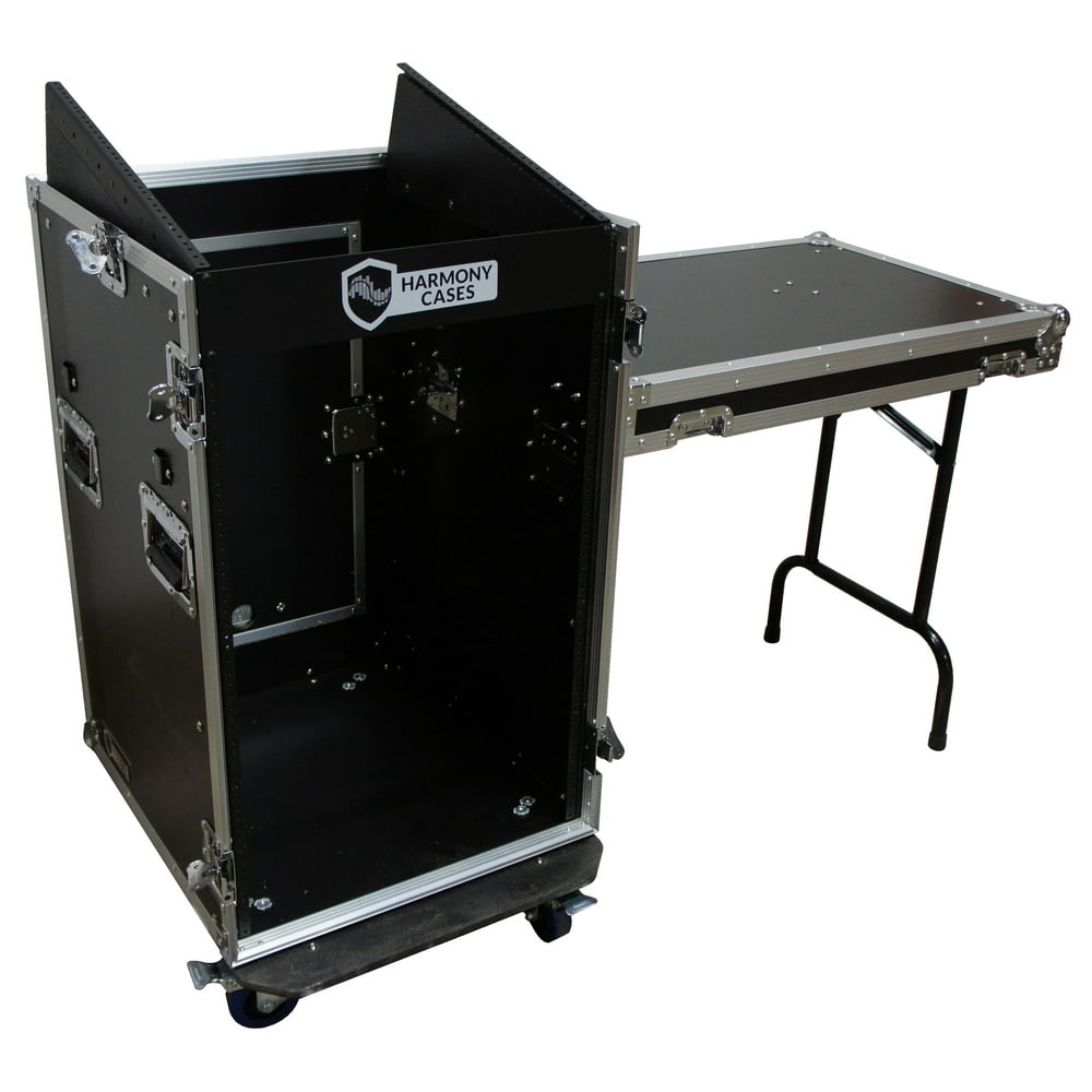 Harmony HC11M16UCT Flight 11U Slant Top Mixer Case 18U Vertical Rack
