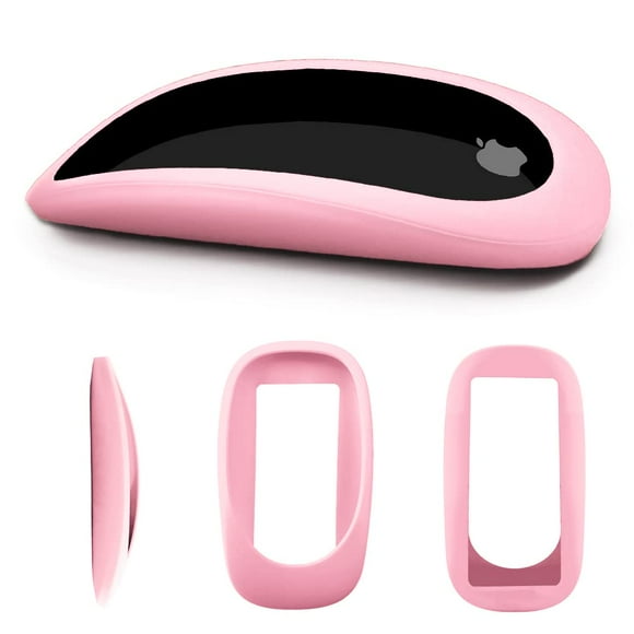 Protective Case for Apple Magic Mouse 1&2, Drop-Resistant, Wear-Resistant Mouse Accessories Silicone Cover(Pink)