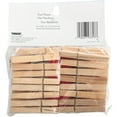 thumbnail image 6 of (3 pack) Symmetry Natural Wooden Clothespins, 2.78”, Non-Coated, Traditional, Clothespins for Crafts, 50 ct, 6 of 7