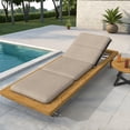 thumbnail image 3 of Covers & All Sunbrella Rectangle Lounge Chair Cushion Foam, UV and Fade Resistant Patio Lounge Chair, 3 of 7