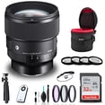 thumbnail image 1 of Sigma Objectif Art 85mm F/1.4 DG DN pour Sony E + Carte SD 32 Go Ensemble, 1 of 5