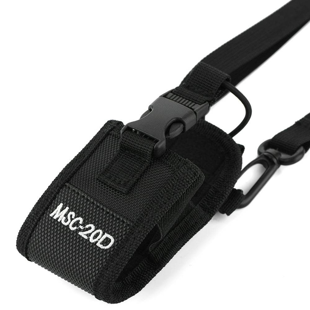 Mgaxyff shoulder radio bag, radio pouch,Portable Nylon Shoulder Strap Belt Case Holder Bag Pouch
