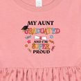 thumbnail image 4 of Inktastic My Aunt Graduated and I'm Super Proud Girls Baby Dress, 4 of 5