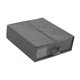 thumbnail image 2 of Organizador de juego de sábanas, organizador de armario con asa, bolsa de almacenamiento de sábanas, organizador de ropa de cama para organización de , Gris Macarena Contenedor de almacenamiento de sábanas, 2 of 8