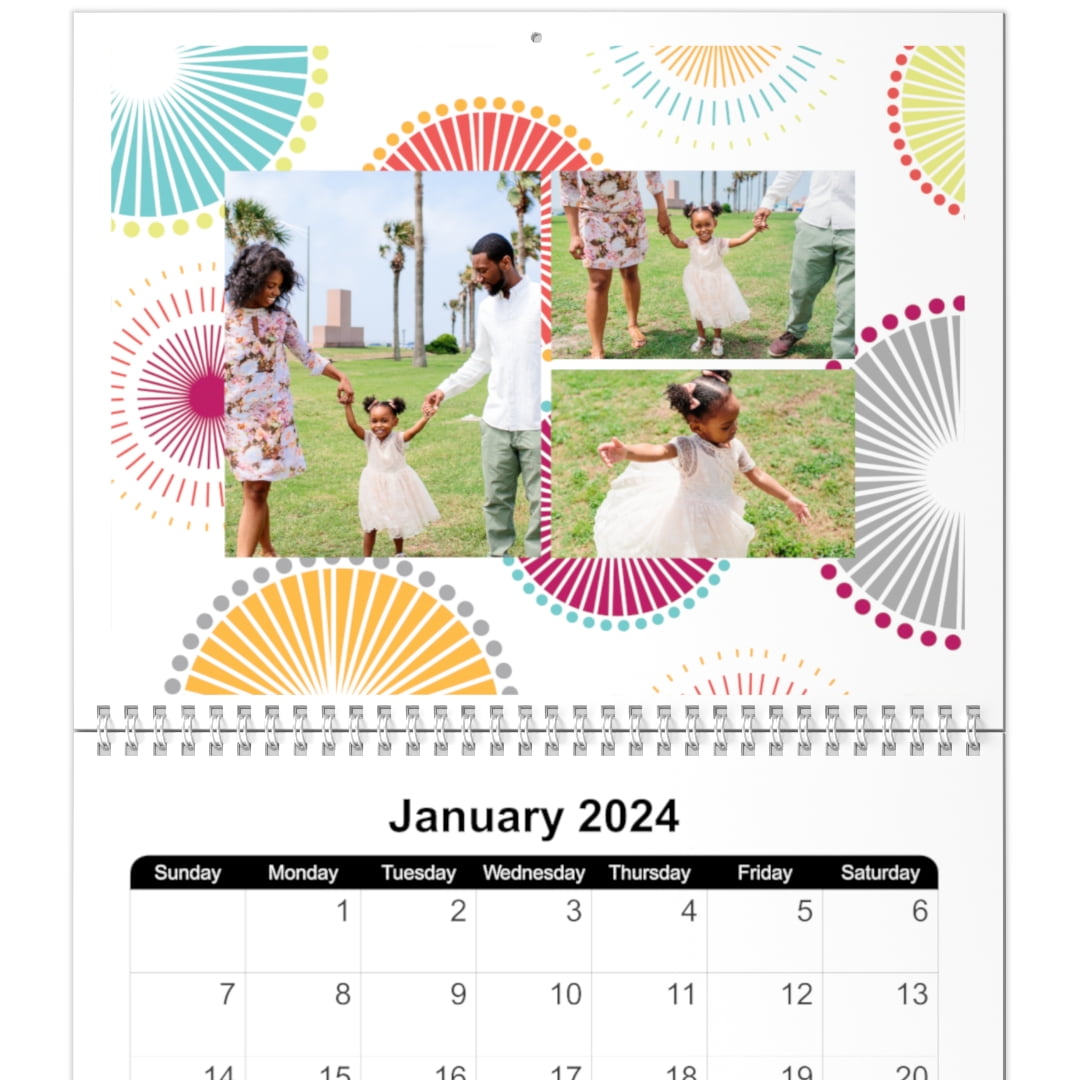 Same Day 8.5x11 Wall Calendar, 18 Month