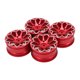 thumbnail image 3 of Llantas de ruedas para vehículos RC, 4 piezas Llantas de neumáticos para vehículos RC para vehículos RC Llantas de aleación de aluminio diseñadas a medida, 3 of 8