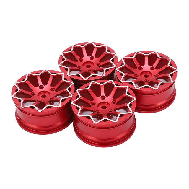 RC Drift Tires Hub,4 PCS RC Vehicle RC Car Wheel Hub Llantas de aleación de aluminio Durabilidad extendida