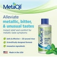 thumbnail image 4 of MetaQil Oral Rinse Mouthwash - Relieve Metallic & Altered Taste, Light Mint Flavor, Twin pack, Two 2 fl oz, 4 of 8