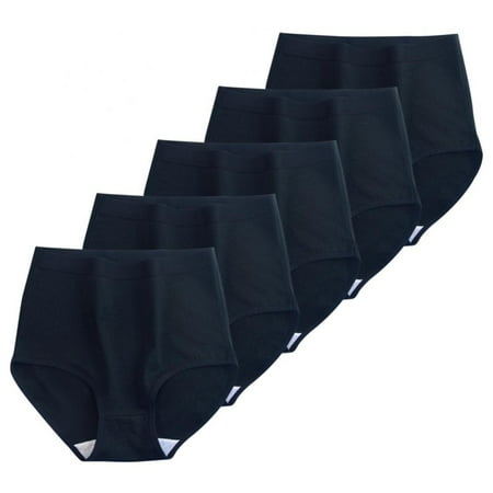 

Women s High-rise Intimates Ultra Comfort Soft Cotton Moisture-Wicking Underwear Panties M-3XL(5-Packs)
