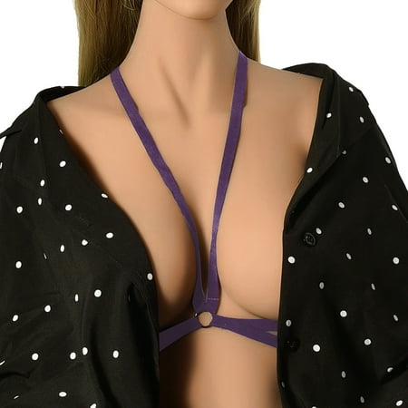 

nsendm Mom Bod Lingerie Black Strapping Bra Fashionable Women s High Grade Harness Mom Bod Lingerie Underwear Purple One Size