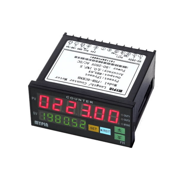 Kenally Indicador de contador digital Temporizador de fábrica Accesorio Reemplazo de accesorios Contadores de detección precisa de 6 bits Herramientas manuales