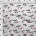 thumbnail image 2 of oneOone Georgette Viscose Fabric Tree & Animals Ikat Print Fabric By Yard 42 Inch Wide, 2 of 4