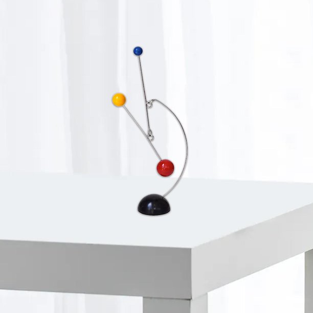 Arte Dispositivo de estático Escultura decorativa Estante de estatua moderna Accesorios para fotografía Decoraciones para sala Rojo amarillo azul BLESIY Estatuas Esculturas