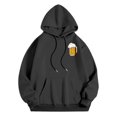 thumbnail image 7 of Women's Oktoberfest Printed Drop Shoulder Hoodie for Everyday Wear and Casual in Autumn/Winter Season Black S, 7 of 7