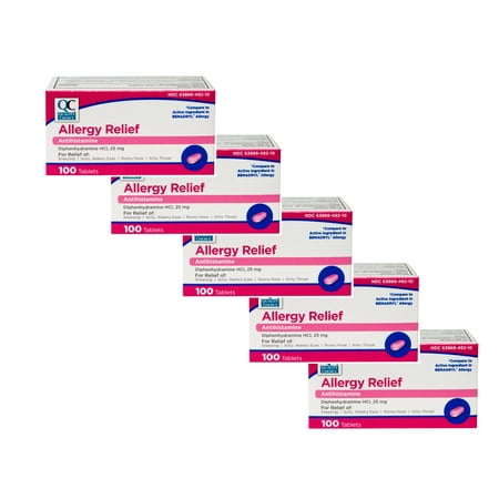 5 Pack Quality Choice Allergy Complete 100 Tablets Each