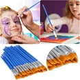 ILJNDTGBE Flat Hook Line Brush for Children's DIY Plaster Ceramic and