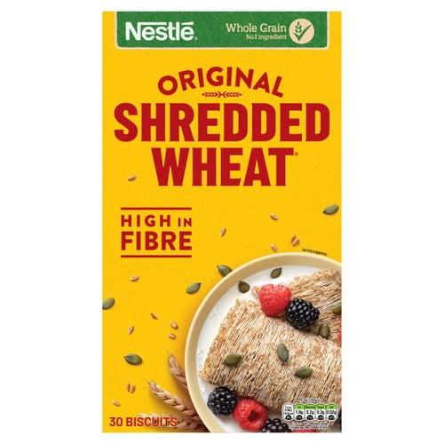 Shredded Wheat Original Breakfast Cereal 30 Biscuits 675g, British Import (Pack of 3)
