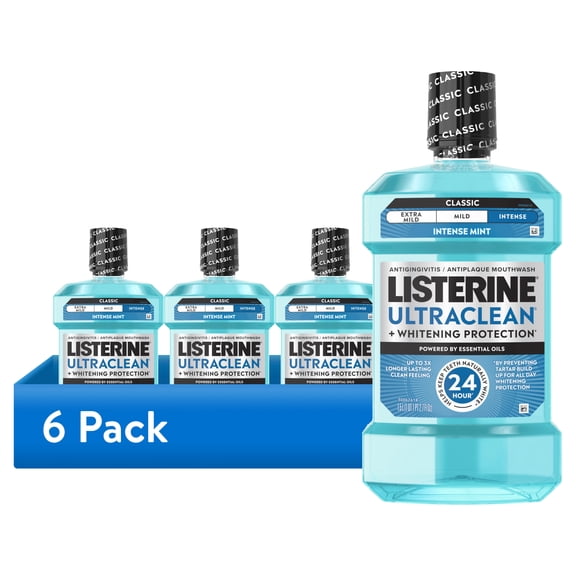 Listerine Ultraclean Antiseptic Mouthwash, Cool Mint