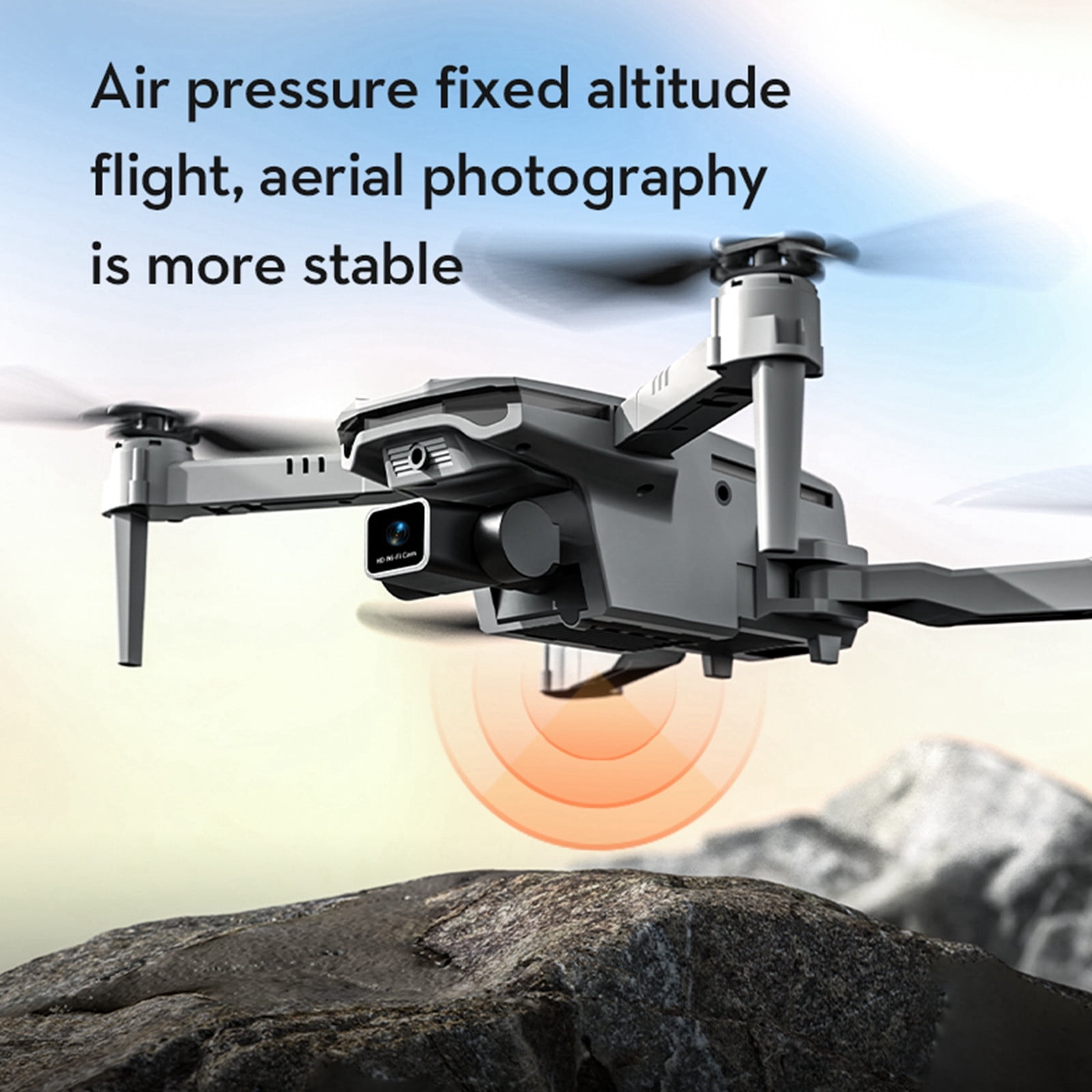 ESULOMP Drone with 1080P HD FPV Camera Remote Control Toys Gifts for Boys Girls with Altitude Hold Headless Mode Start Speed Adjustment