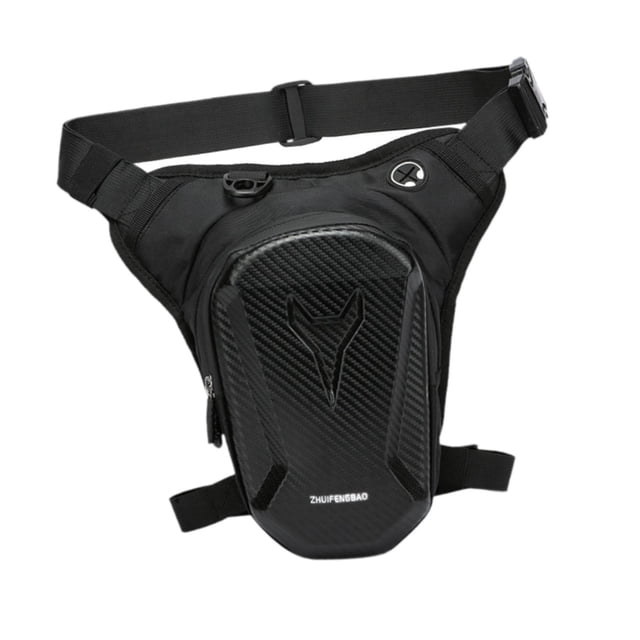Bolsa para la pierna de motocicleta, bolsa para el muslo, correas extraíbles para las piernas, bolsa multifuncional para bicicleta A