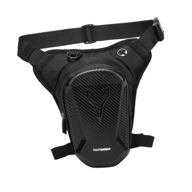 Bolsa para la pierna de motocicleta, bolsa para el muslo, correas extraíbles para las piernas, bolsa multifuncional para bicicleta A